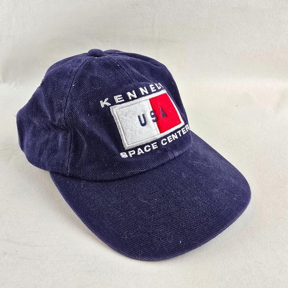 Kennedy Space Center USA Hat Blue Snapback Adjustable Baseball Cap Space